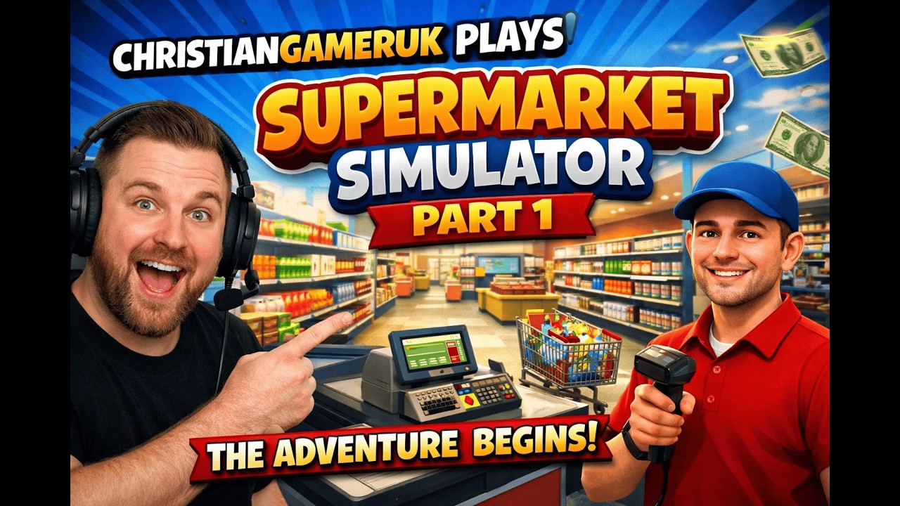 I OPENED MY SUPERMARKET! Supermarket Simulator Part 1