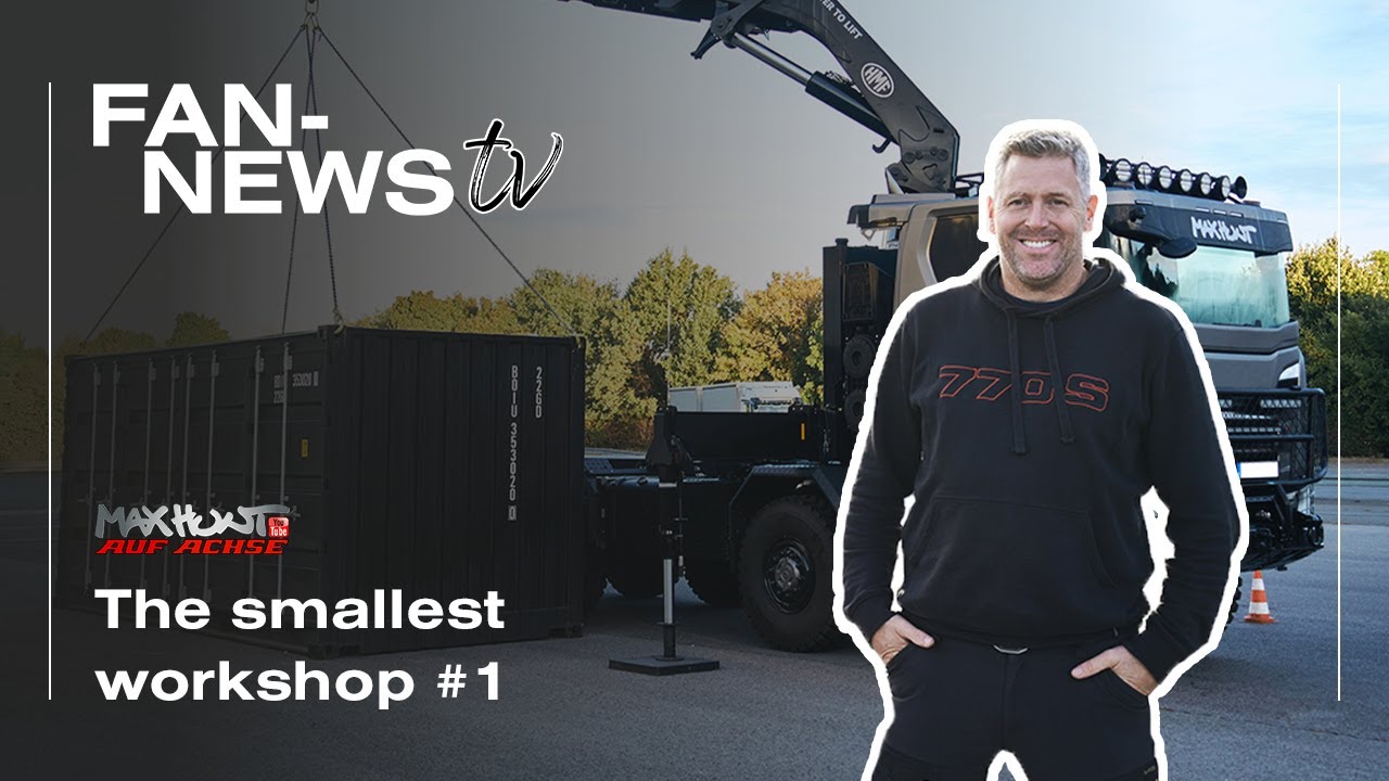 Max Hunt builds a fully equipped workshop out of a 20ft container!
