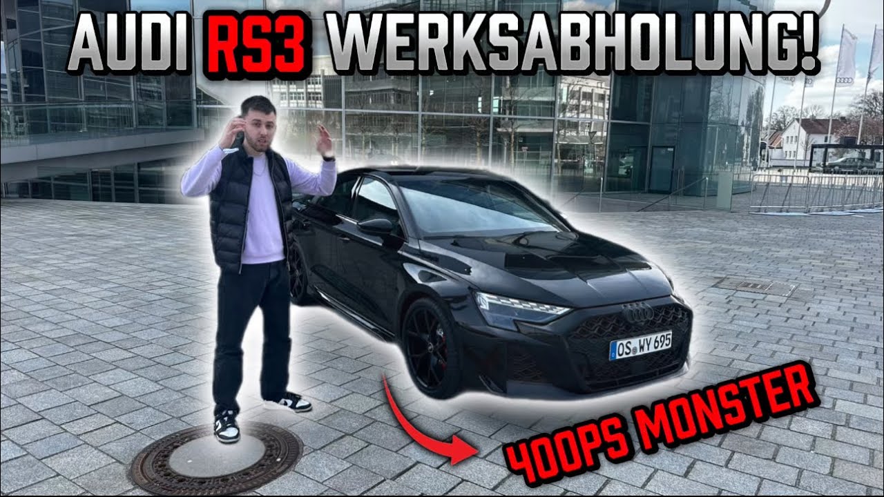 Ich hole mein AUDI RS3 in Ingolstadt ab!🏎️💵