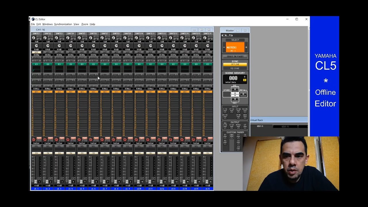 Yamaha CL5 - Offline Editor (english caption)