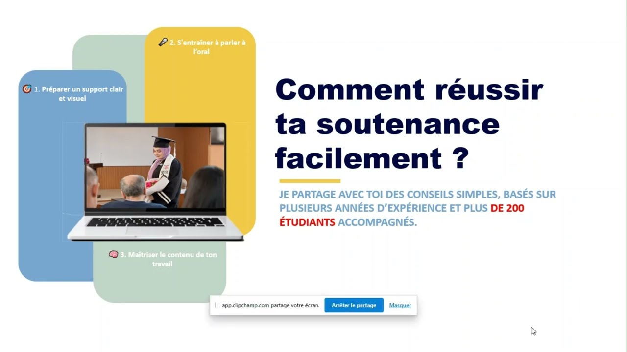 Comment réussir ta soutenance facilement ? (Conseils + outils gratuits)