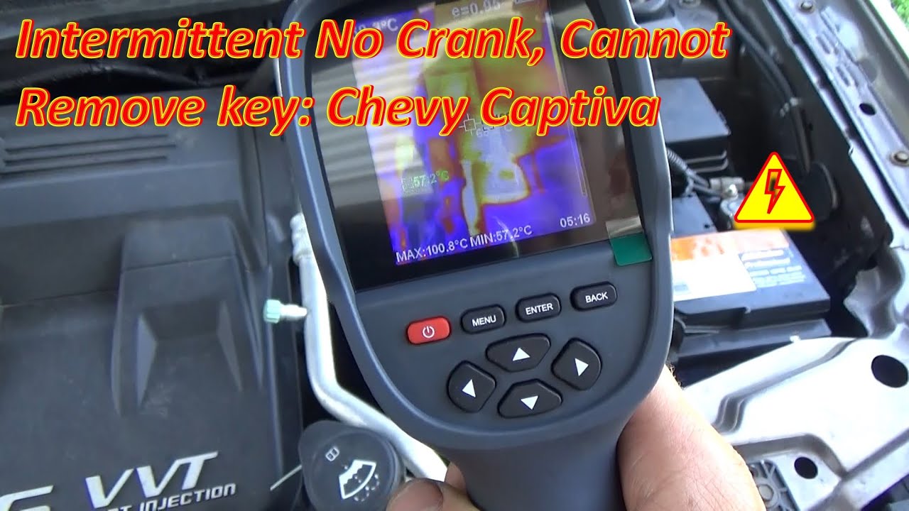 Crazy Captiva...No Crank, I CAN'T REMOVE MY KEY!! (TOPDON IR Camera)