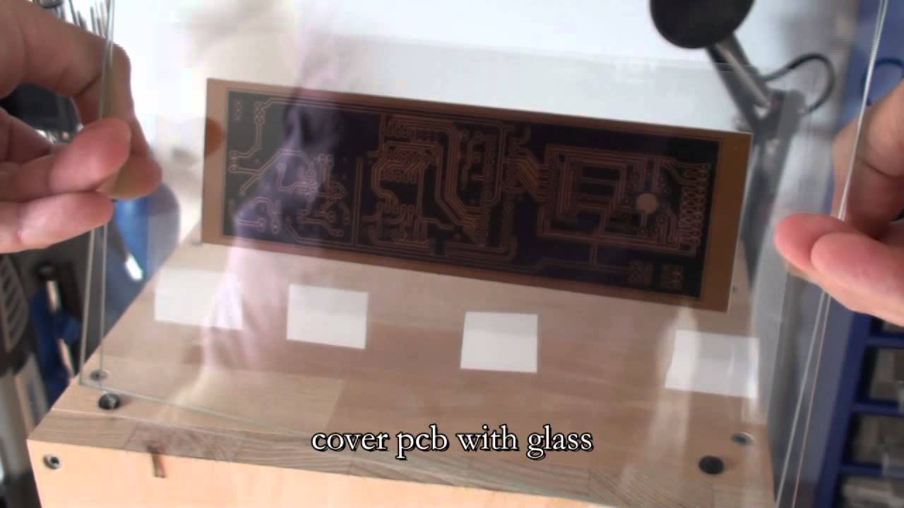 Making a PCB with UV exposure
