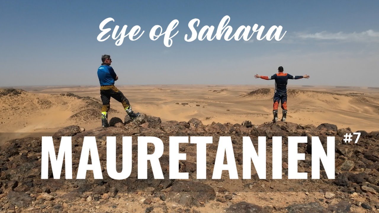 Auge der Sahara | Mauretanien 2025 (EP 7) |  Richat Structure / Guelb er Richat mit dem Motorrad