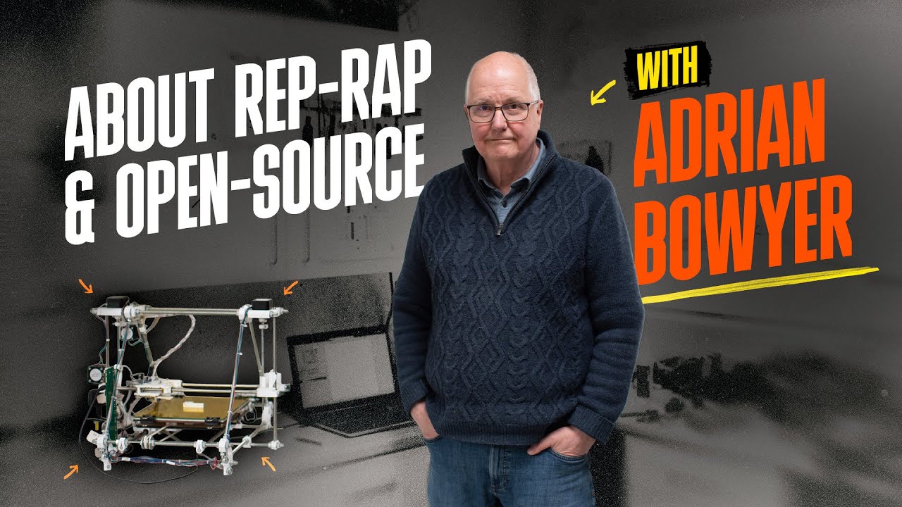 O reprapie i oprogramowaniu open-source z Adrianem Bowyerem