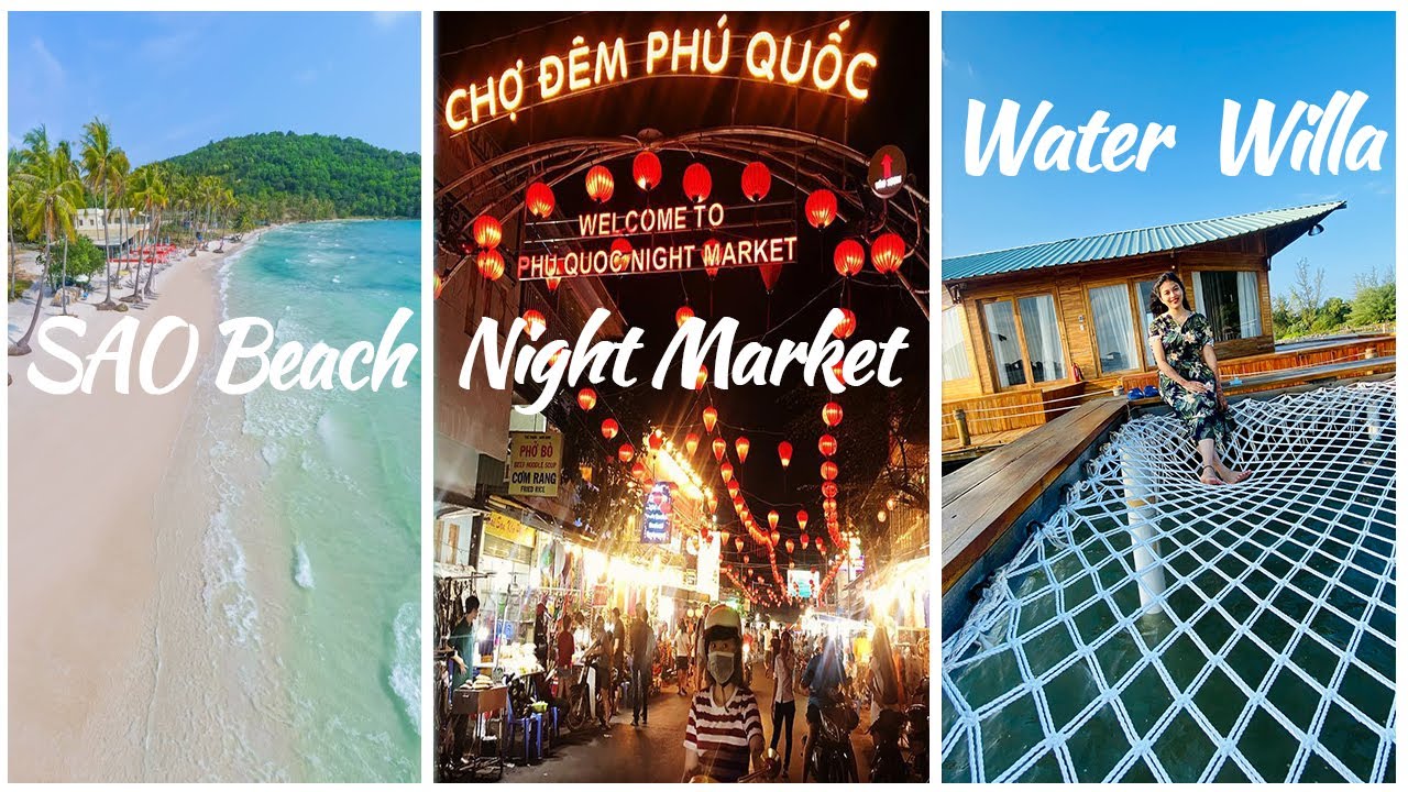 Day 1 Phu Quoc Vietnam| Sao Beach | Cho Dem Night Market | Water villa | Naomi resort | Scooty Ride