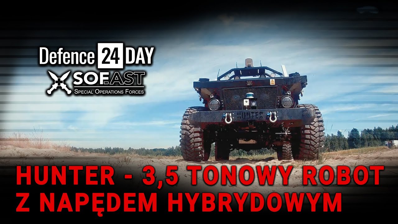 Hunter - 3,5 tonowy robot z napędem hybrydowym [DEFENCE24 TV]