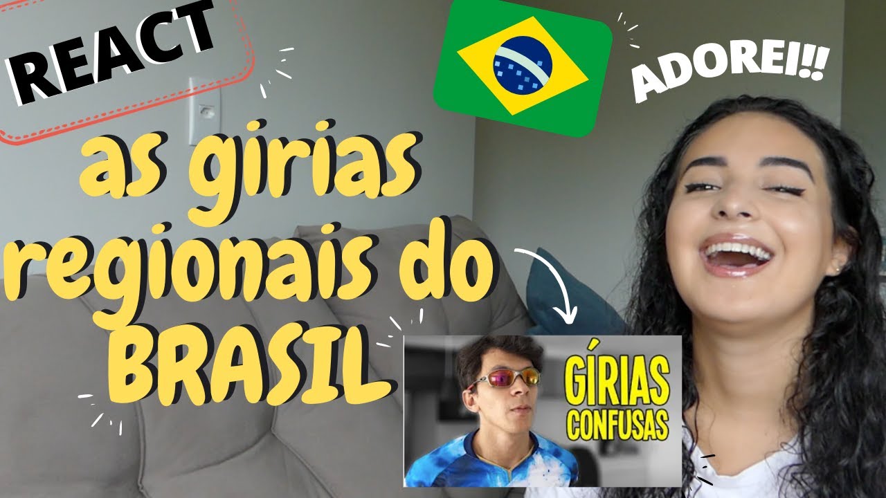 GRINGA FRANCESA REAGE AS GÍRIAS REGIONAIS DO BRASIL !! *nunca ri tanto*