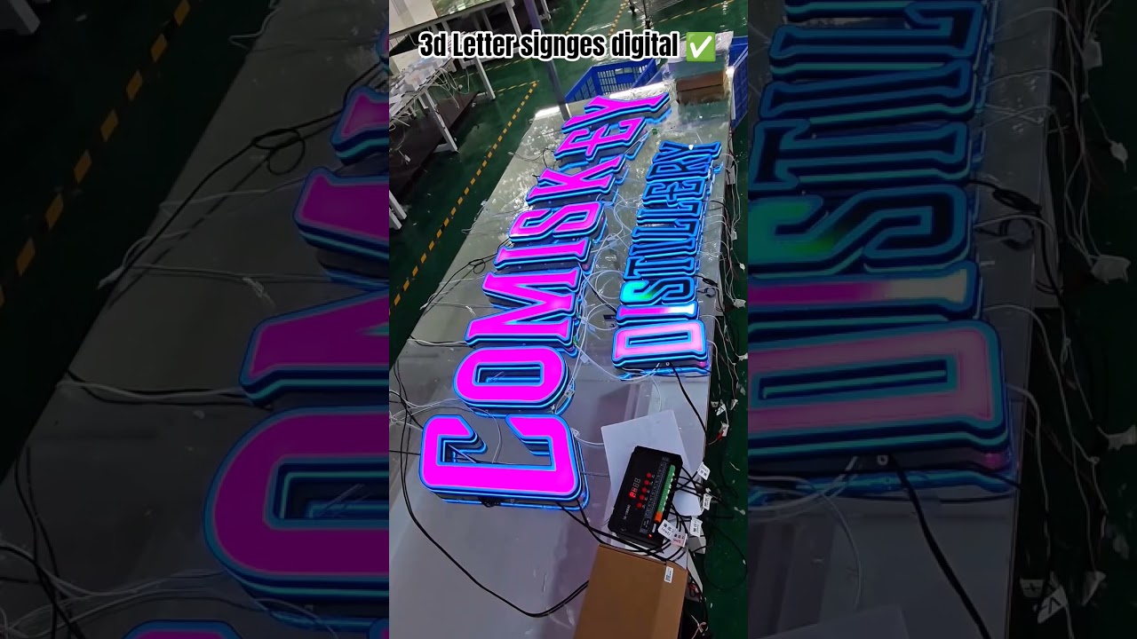 3D Acrylic Letters. #acrylic 🔥#acrylicletters #3dletters #3d #diy #sign #signage✅