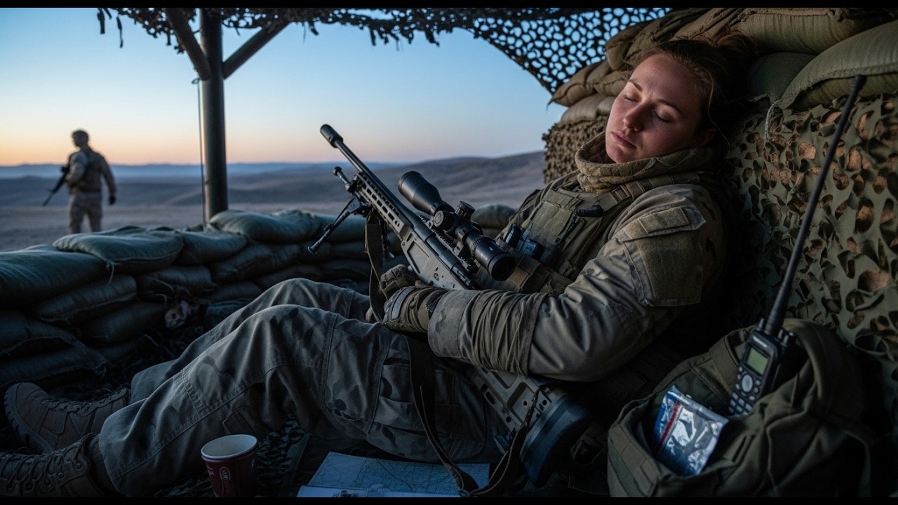 She Slept With Her Sniper Rifle in Her Arms — By Dawn, the Enemy Was Gone.