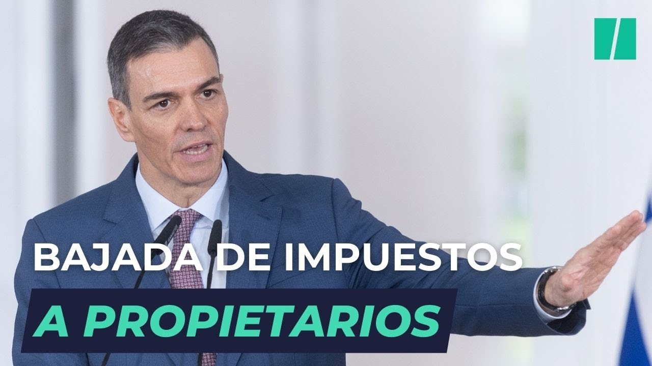 S&Aacute;NCHEZ defiende BAJAR los IMPUESTOS a los propietarios para que no suban el ALQUILER: 100% del IRPF