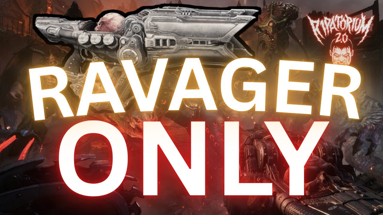 One Gun Challenge PART 4 - DOOM: The Dark Ages - SADISTIC Ripatorium 2.0