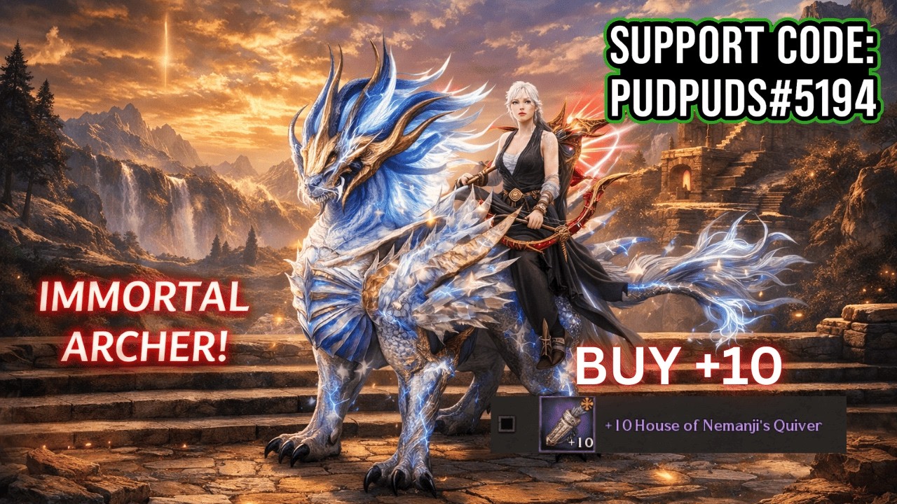 Nightcrow🔴[ LIVE ] : IMMORTAL ARCHER !!!｜PUDPUDS#5194