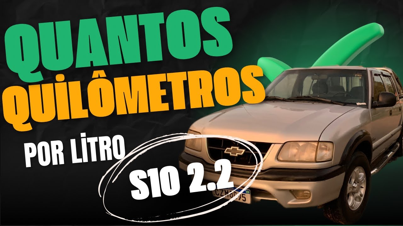 QUAL O CONSUMO DE UMA S10 2.2? VOC&Ecirc; VAI SE SURPREENDER #caminhonete #pickup #s10 