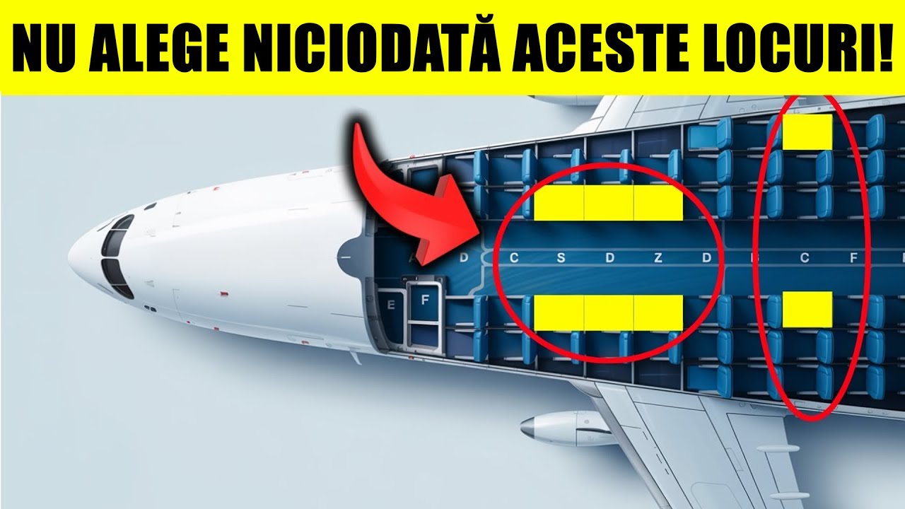 Cele mai Proaste Locuri din Avion 2025 și pe Care să le Alegi &icirc;n Schimb