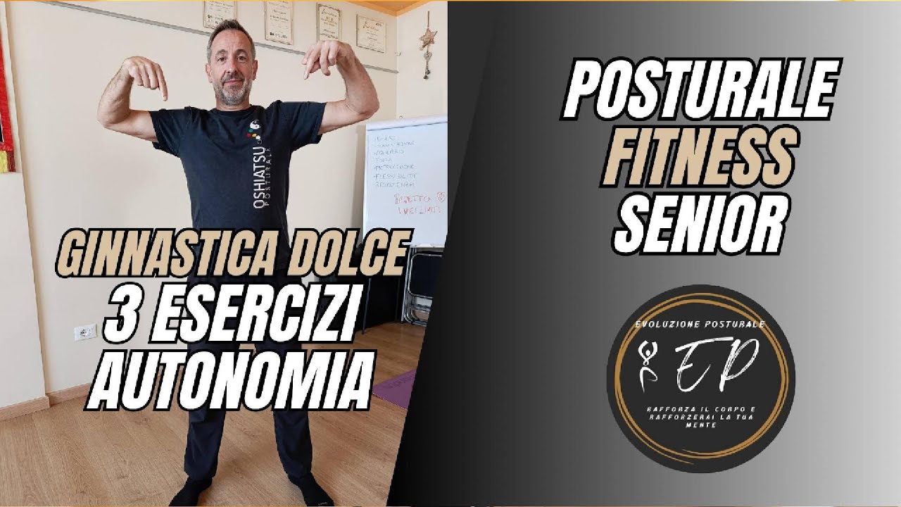Ginnastica dolce 3 esercizi autonomia