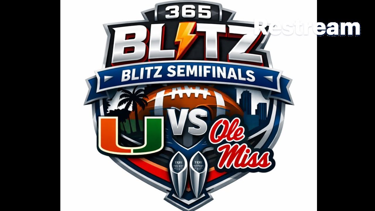 365 Blitz CFB Semifinal Playoffs Miami vs Ole Miss