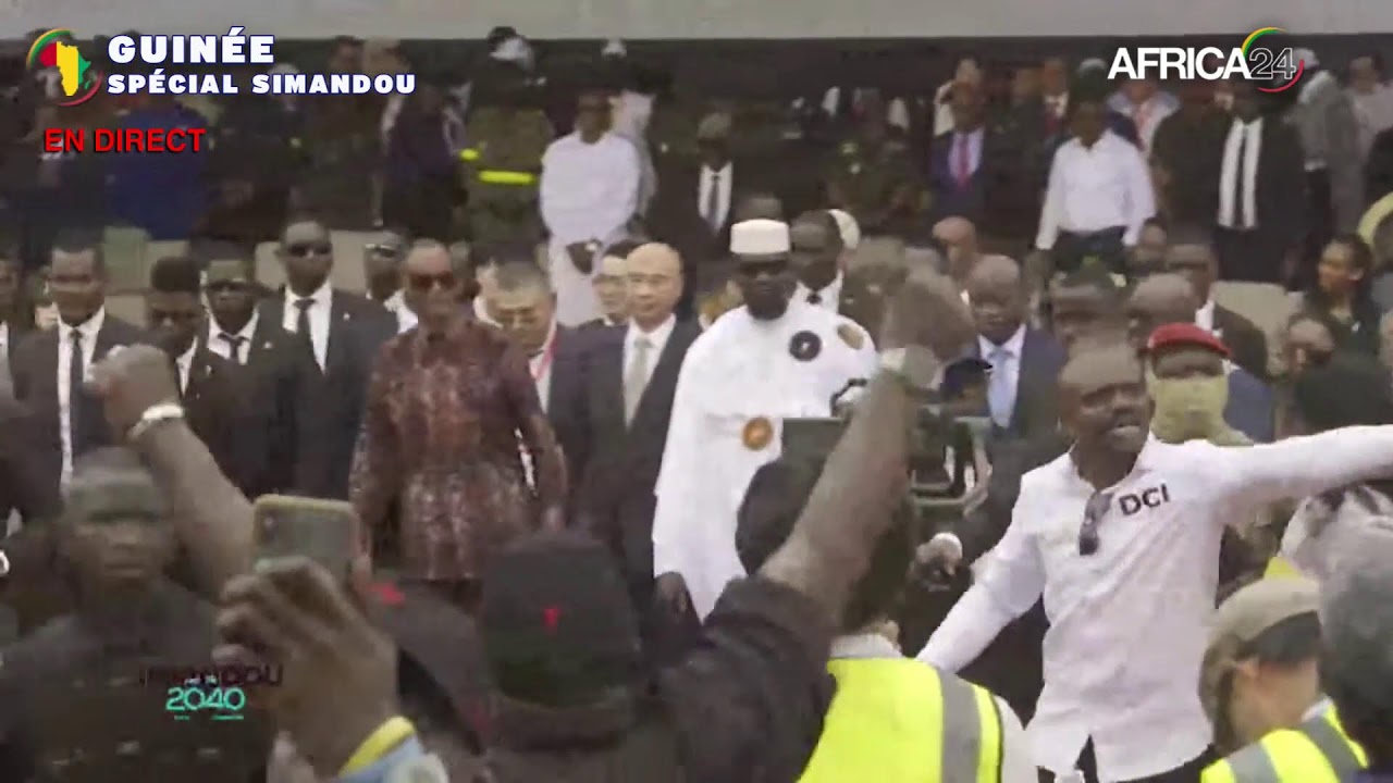 🔴 Live &ndash; First Export Ceremony of Simandou Ore &ndash; #Port_of_Morebaya, #guineapig