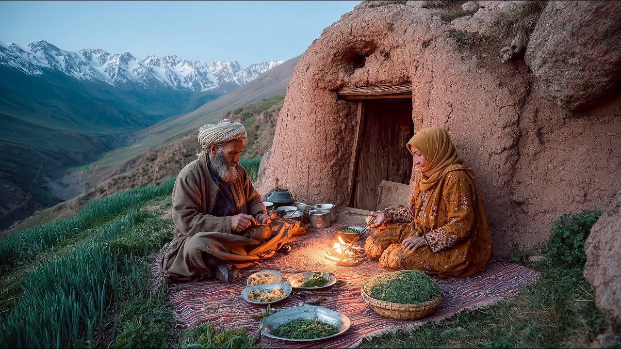 HIDDEN: How This Elderly Couple EATS in Their Remote Mountain Kitchen
