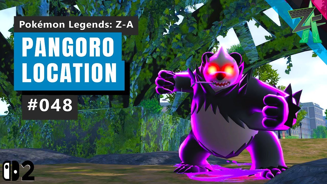 Как получить Альфа Пангоро в Pokemon Legends Z A