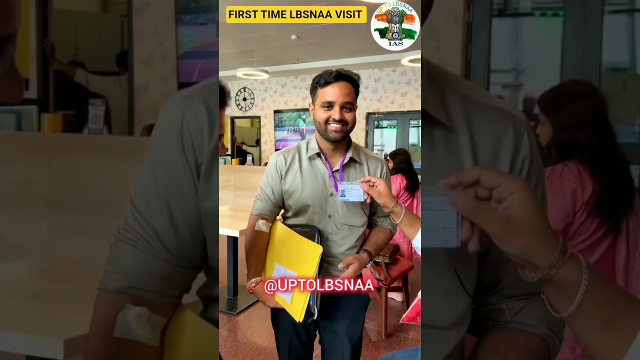 IAS ARPIT KUMAR CHAUDHARY FIRST TIME VISIT LBSNAA❣️ UPSC BEST MOTIVATION VIDEO❣️#upsc #lbsnaa #ias