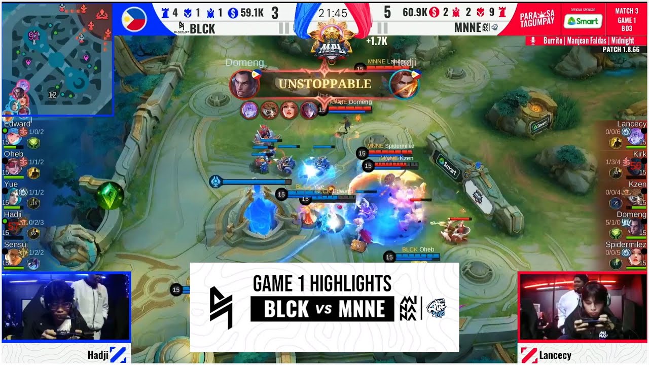 BLACKLIST VS MINANA GAME 1 HIGHLIGHTS WEEK 1 | MLBB