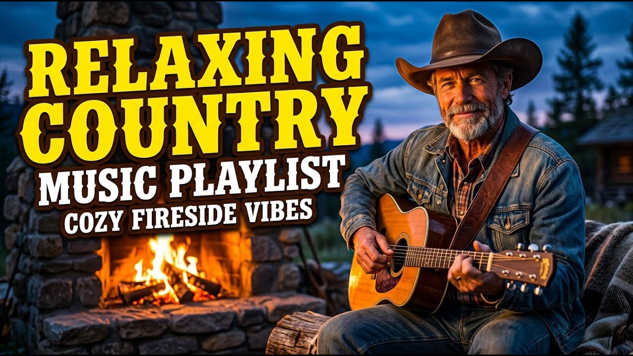 Best Country Love Songs for Long Winter Nights ❤️ Fireplace Country