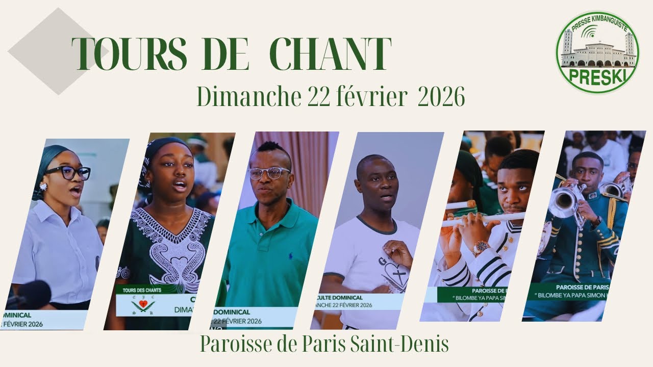 TOURS DE CHANT - DIMANCHE 22 FÉVRIER 2026 - PARIS SAINT-DENIS 