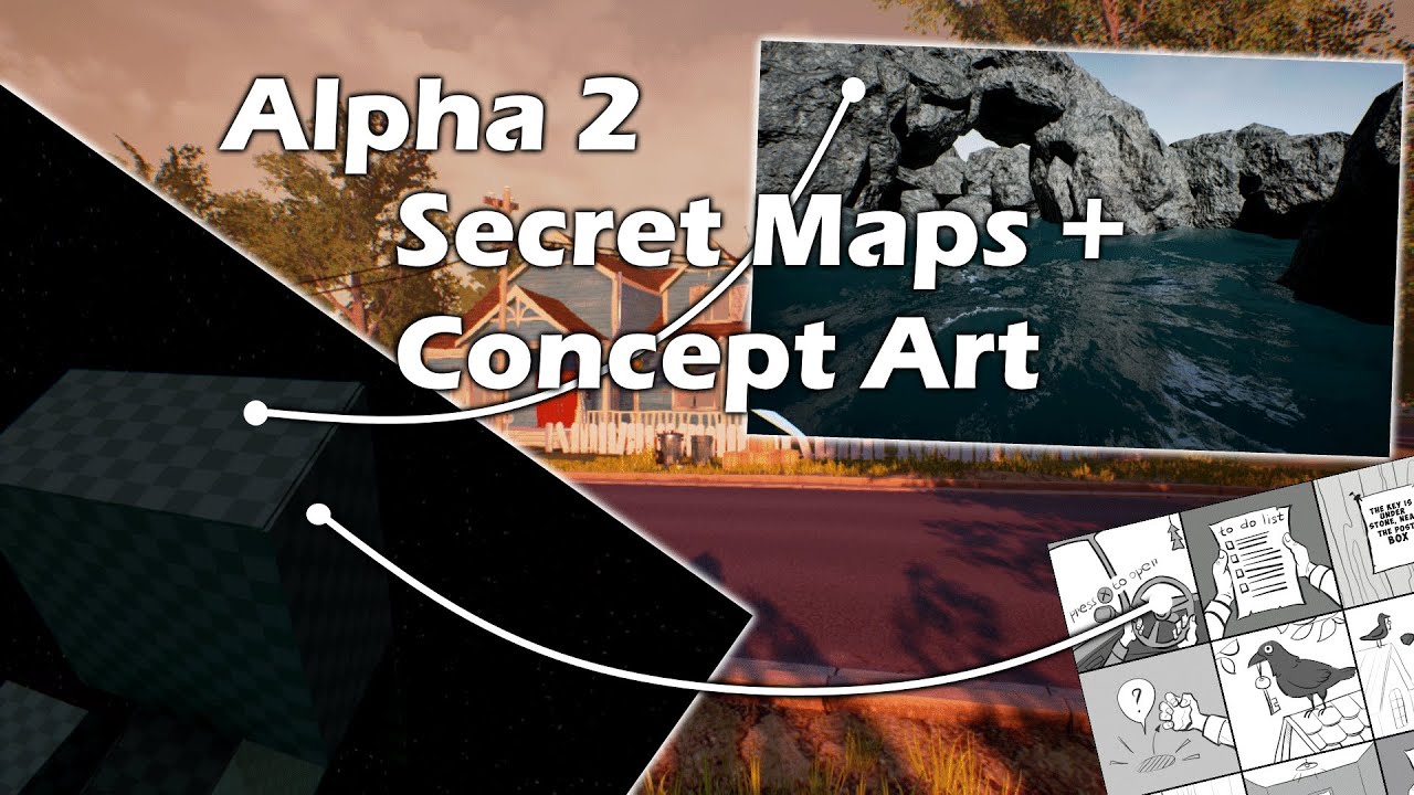 Hello Neighbor Alpha 2 Secrets & Unused Content
