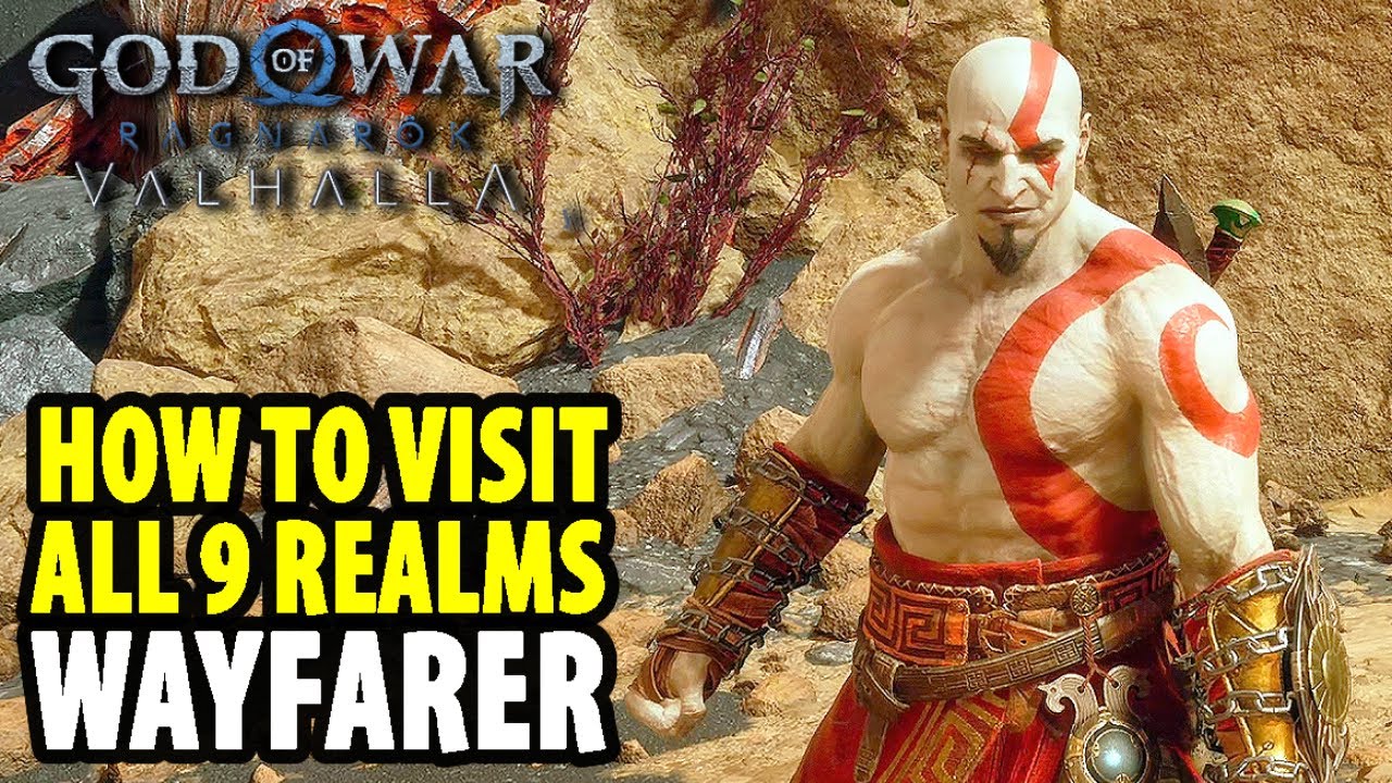 How to Visit All 9 Realms in Valhalla | God of War Ragnarok Valhalla DLC (Wayfarer Trophy)