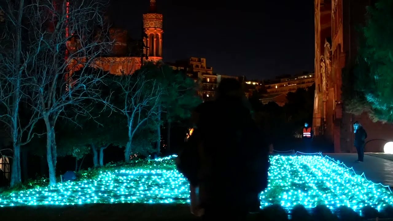 Hospital Modernista de Sant Pau (Barcelona) Iluminaci&oacute;n Navide&ntilde;a