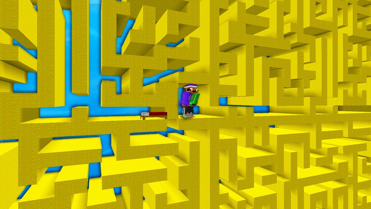 Hiding Beds in MAZES in Bedwars