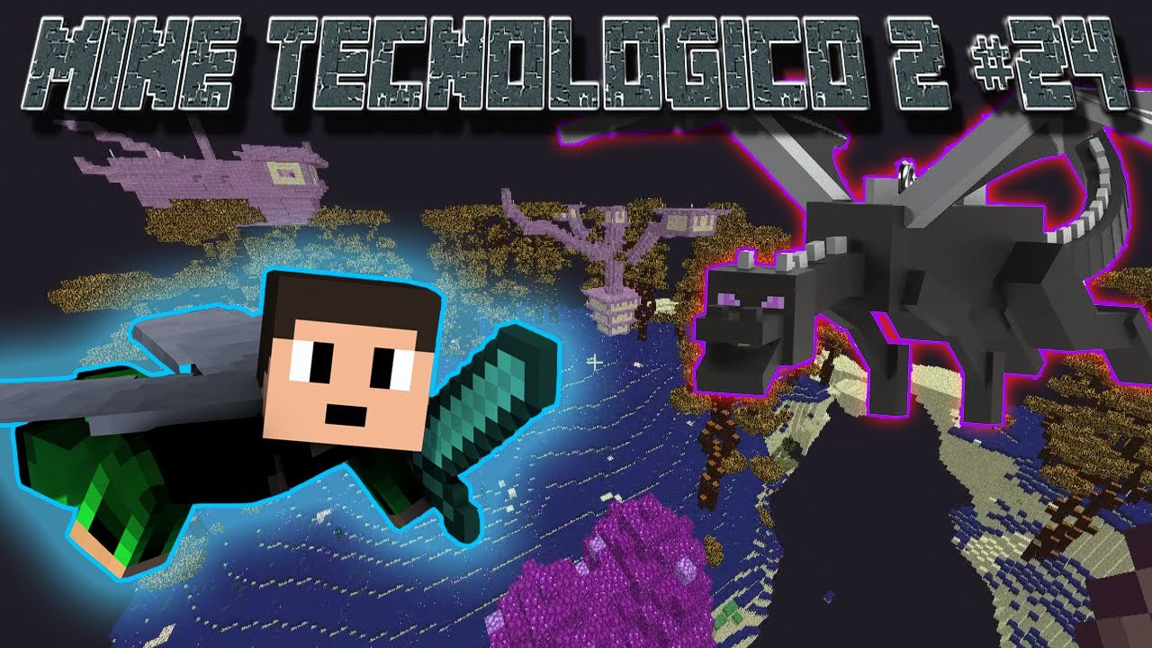 Drag&atilde;o e Elytra! - Mine Tecnol&oacute;gico 2 #24 (Minecraft 1.18)(ATM7)
