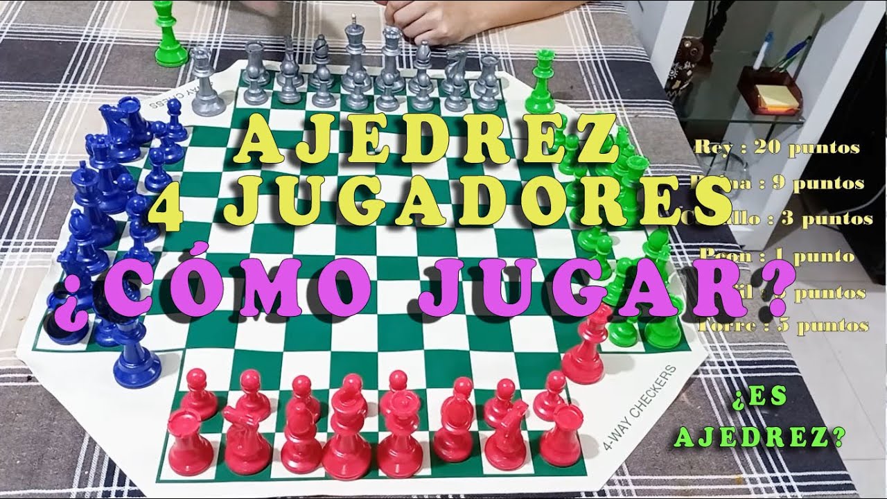 Te enseñamos cómo jugar Ajedrez 4 jugadores, es BRUTAL! | Reglas ajedrez 4 jugadores