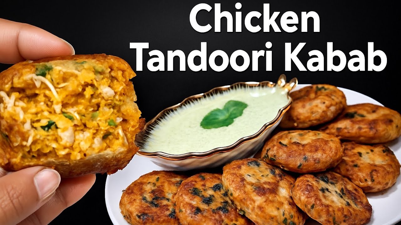 Chicken Tandoori kebab || Easy Chicken kabab || New kabab Recipe 