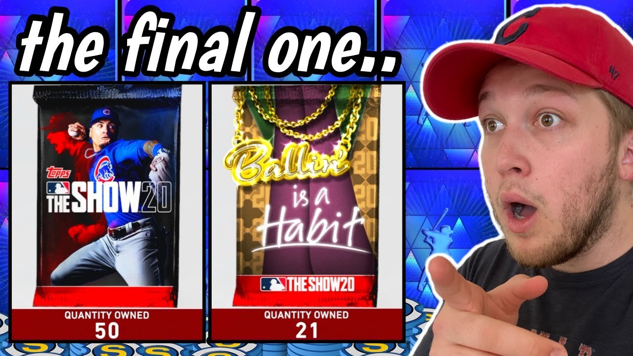 my FINAL PACK OPENING of mlb the show 20...