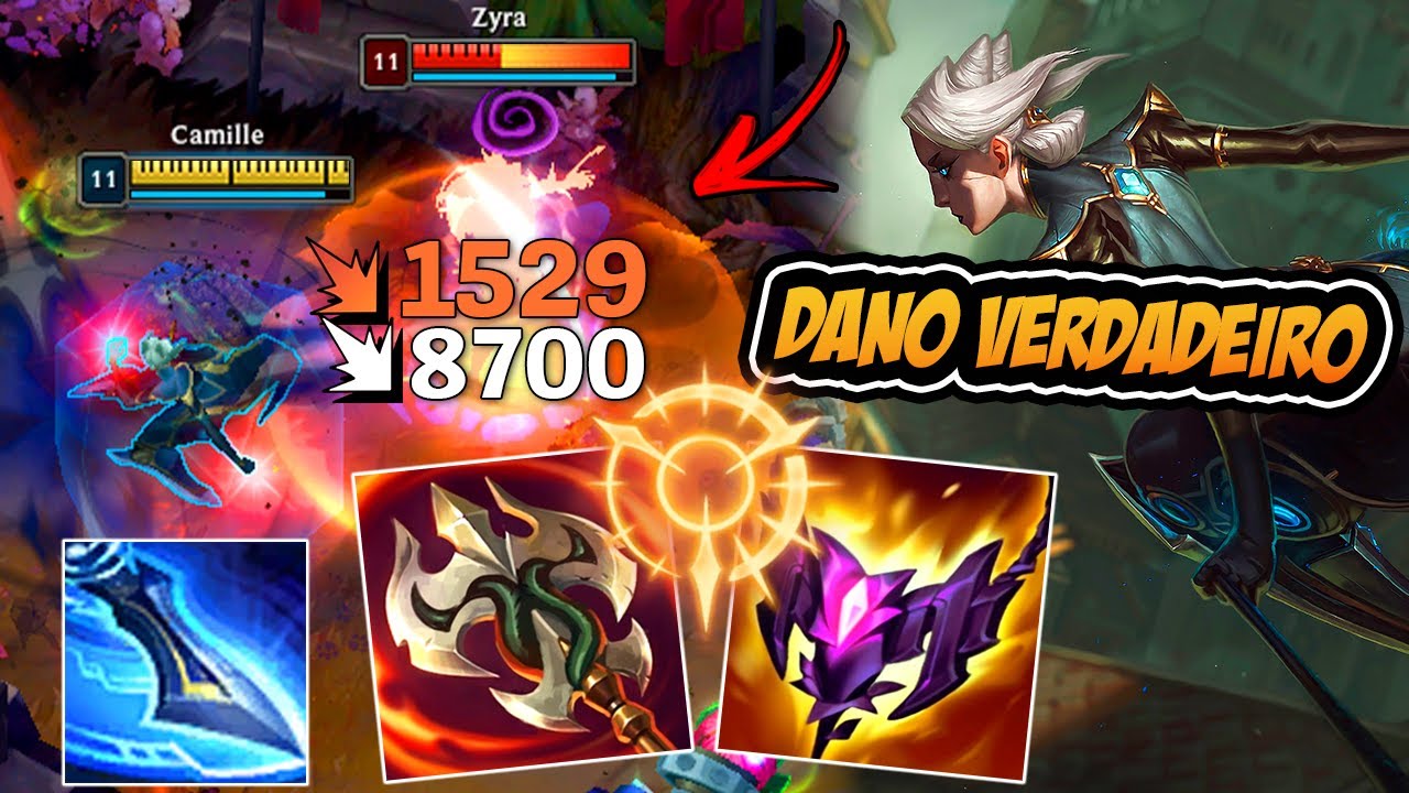 CAMILLE TOP DANO VERDADEIRO MÁXIMO COM ESSA BUILD DE CHAMA SOMBRIA