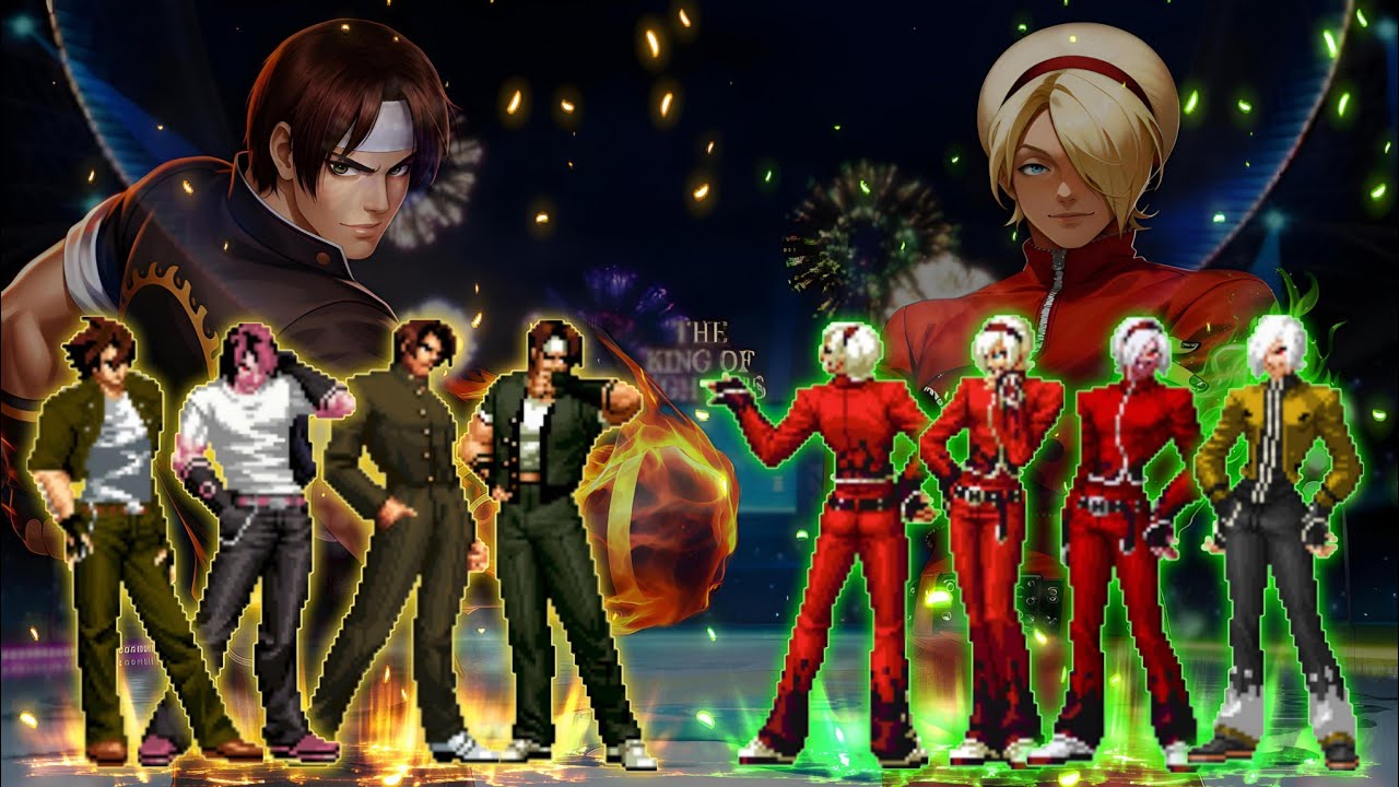 [KOF Mugen] Classic Kyo Team VS. Ash Crimson Team