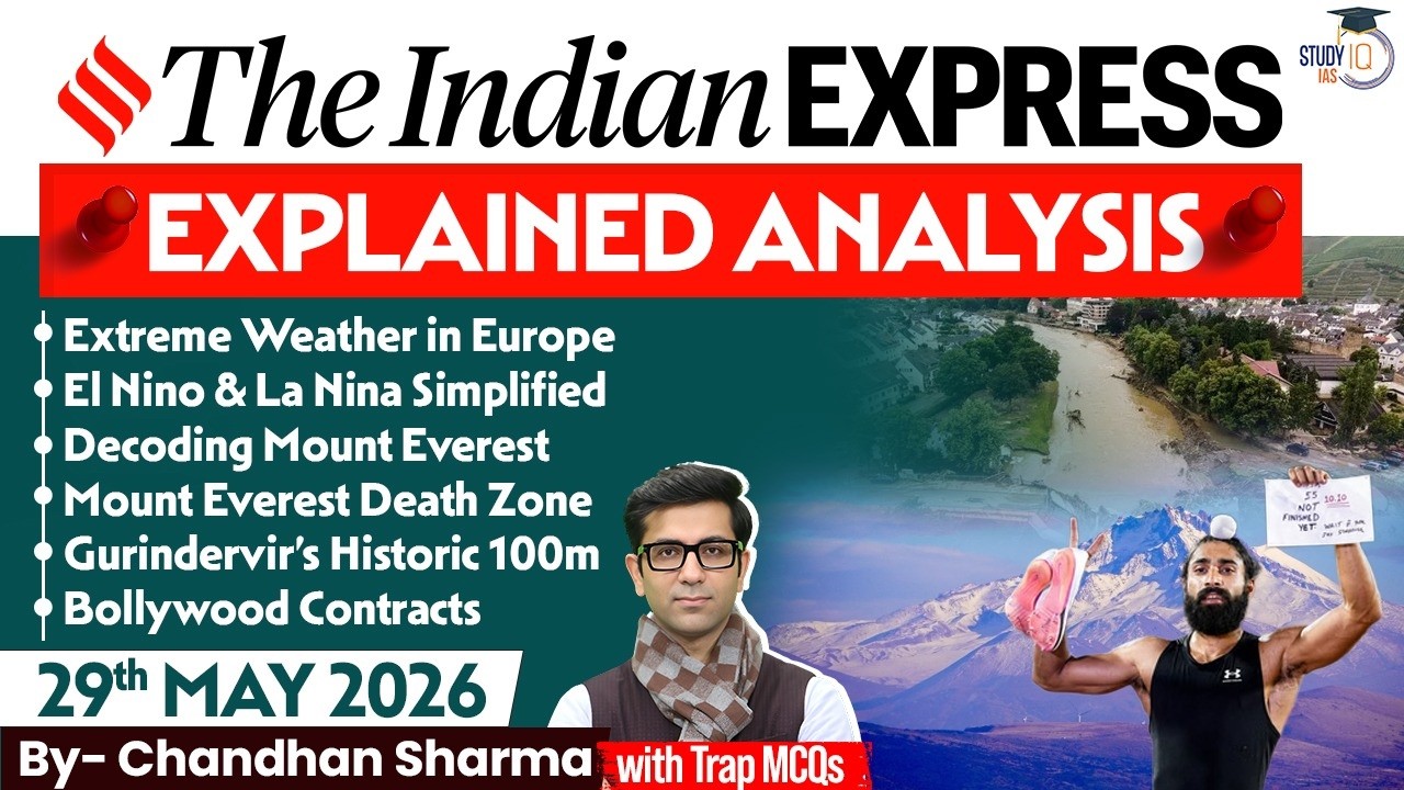 Indian Express Editorial Analysis by Chandan Sharma - 29 May 2026 | UPSC Current Affairs 2026