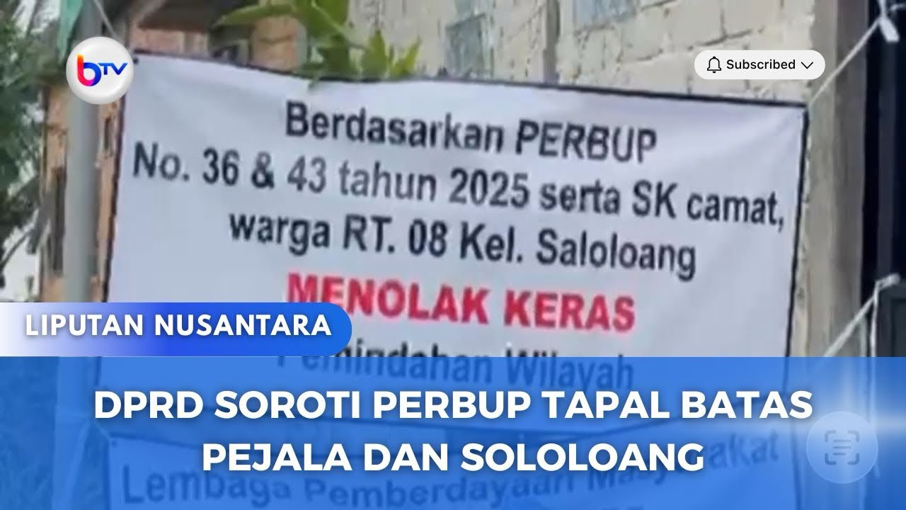 DPRD SOROTI PERBUP TAPAL BATAS PEJALA DAN SALOLOANG