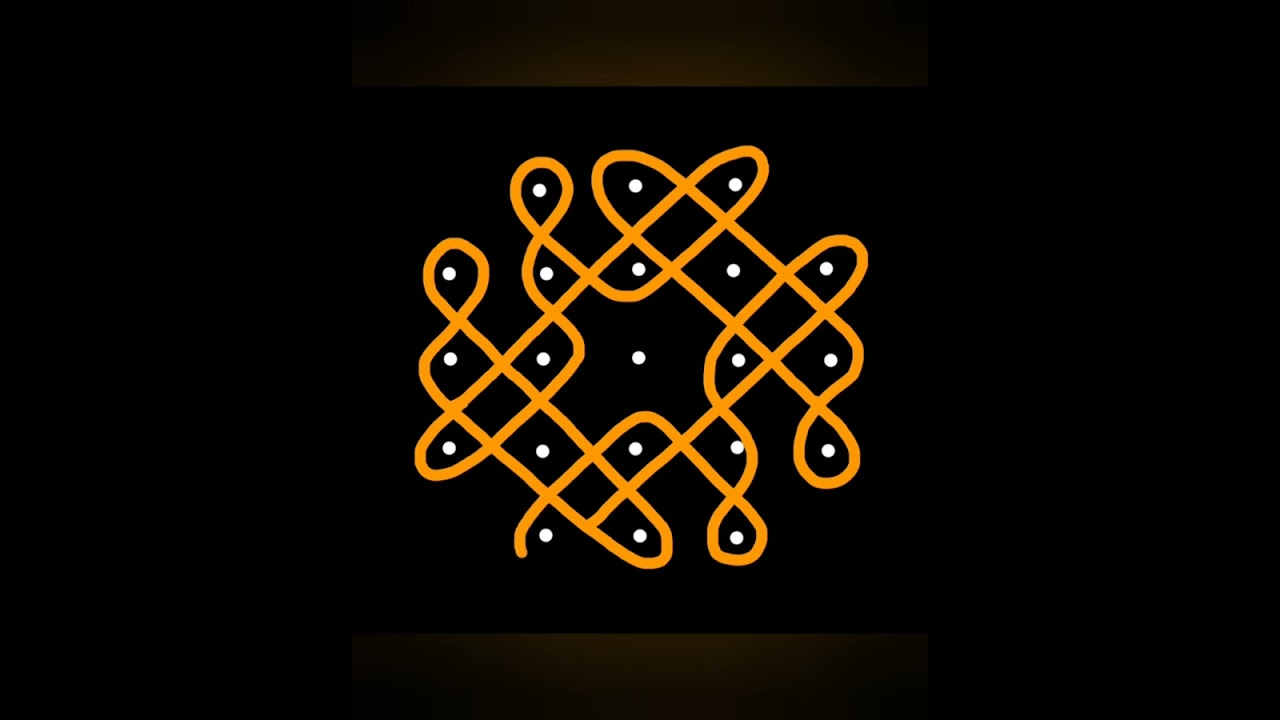 5*3*3 Beautiful rangoli designs🌺 Melikala muggulu🌺 Kolam designs🌺