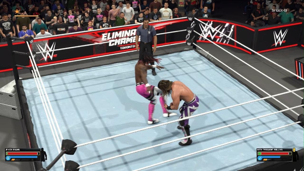 Начало соперничества Сета Роллинза и Джевона Эванса - WWE 2K25