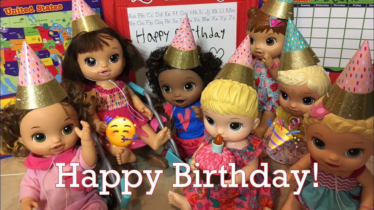 BABY ALIVE: Laura&rsquo;s surprise birthday party at school!🥳🎉