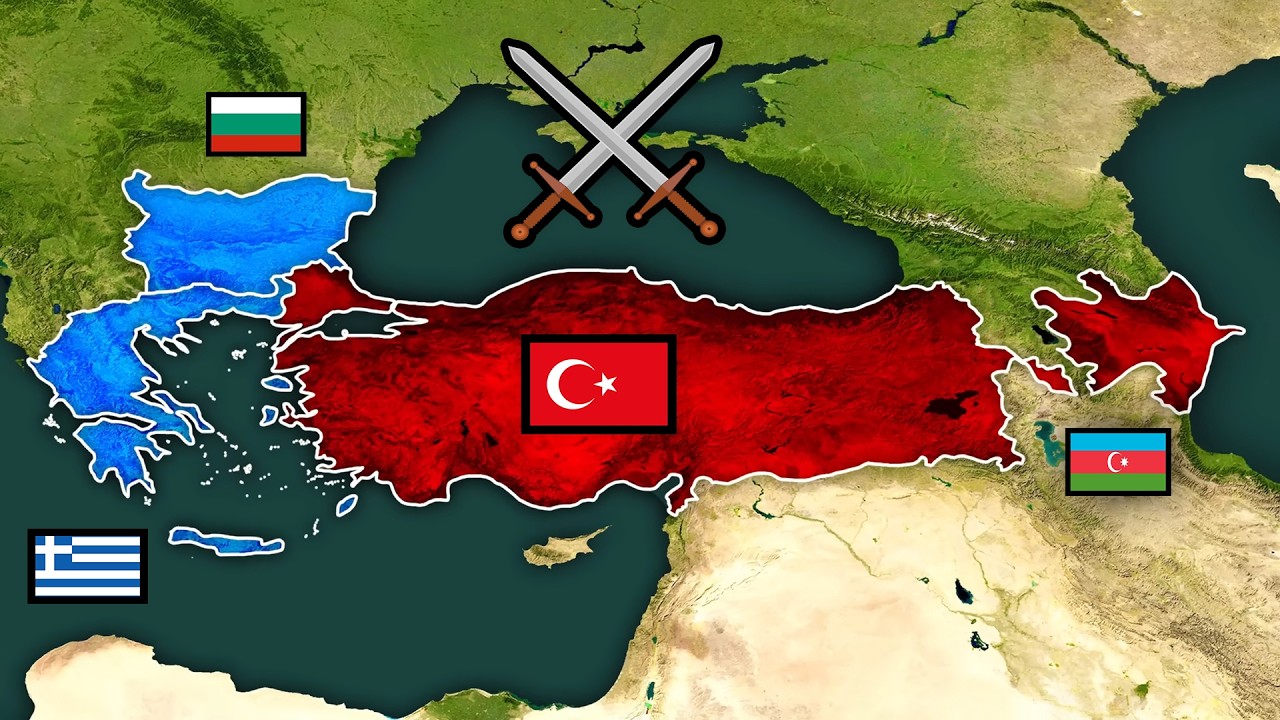 Türkiye & Azerbaycan vs Yunanistan & Bulgaristan | Savaş Senaryosu