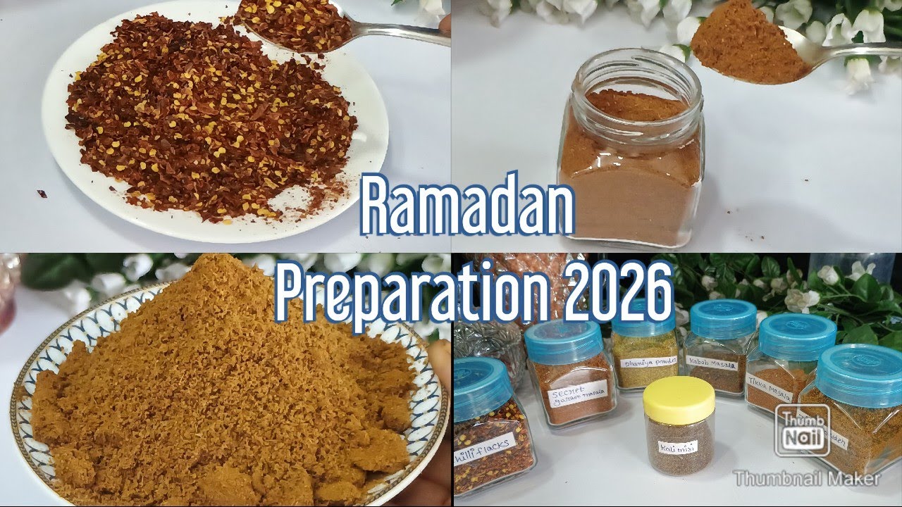 Ramadan Preparation 2026 Recipe || Tikka Masala|Secret Masala|Kabab Masala|Queen's Kitchen Diaries 