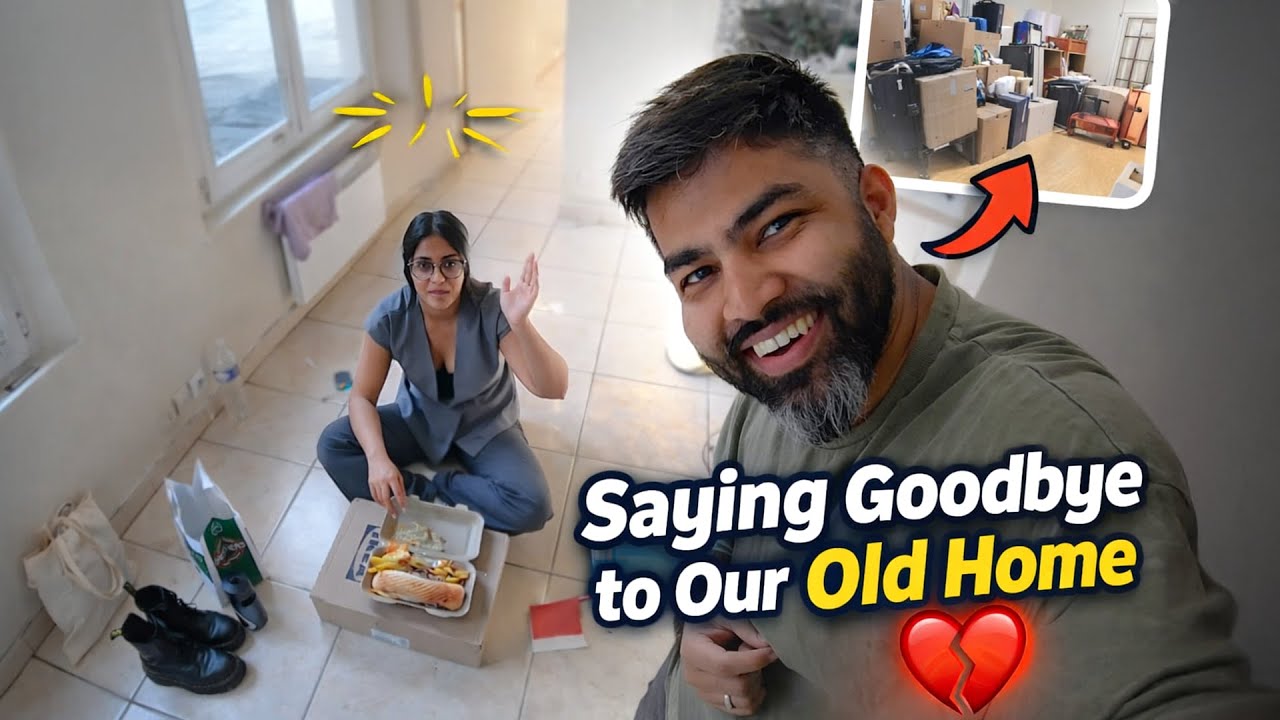 First Day in Our New Place 🏠 | Saying Goodbye to Our Old Home
