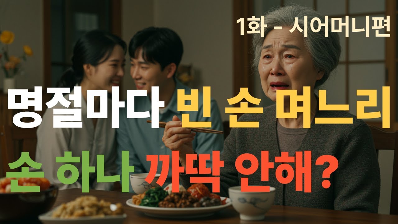 1화 – 시어머니편｜명절마다 빈손 며느리, 손 하나 까딱 안 해?