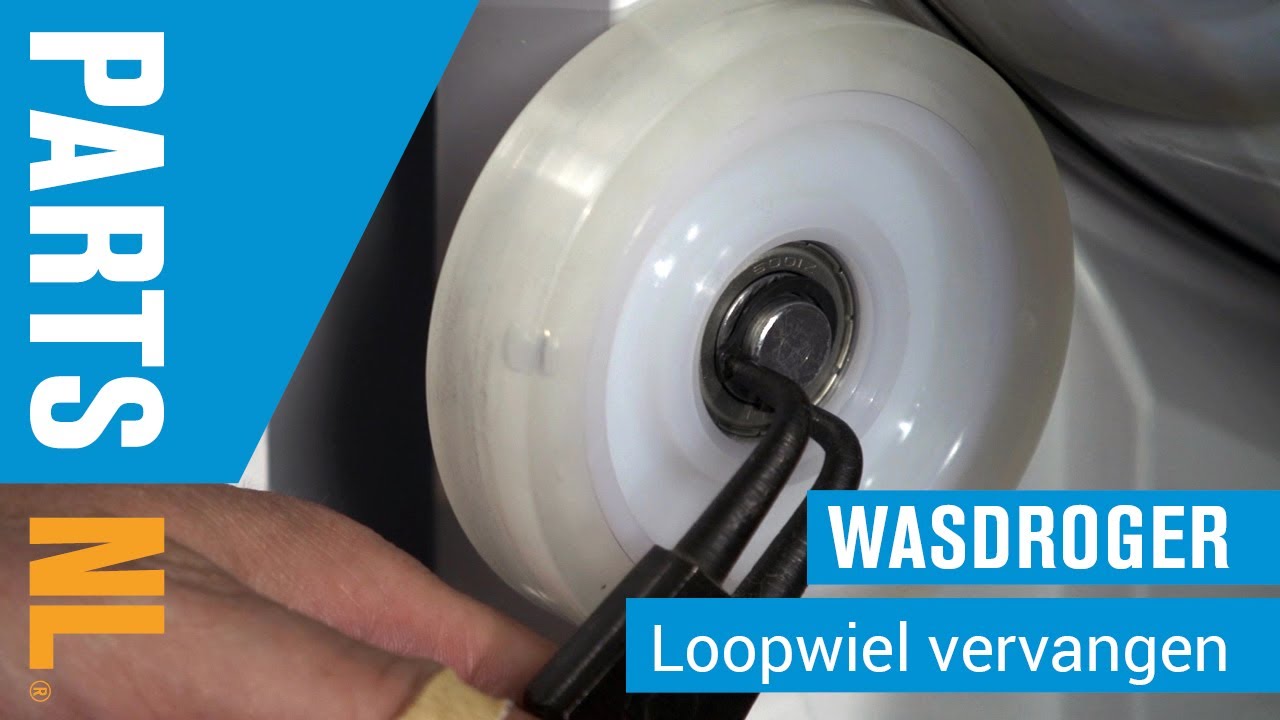 Loopwielen vervangen van droger, PartsNL uitleg