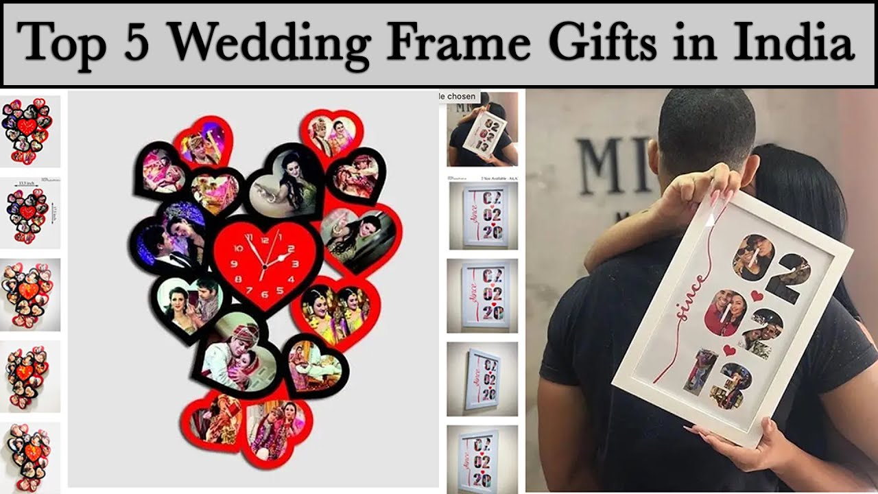 Top 5 Wedding Frame Gifts in India | Wooden Photo Frames For Couples in india | Couple Photo Frames
