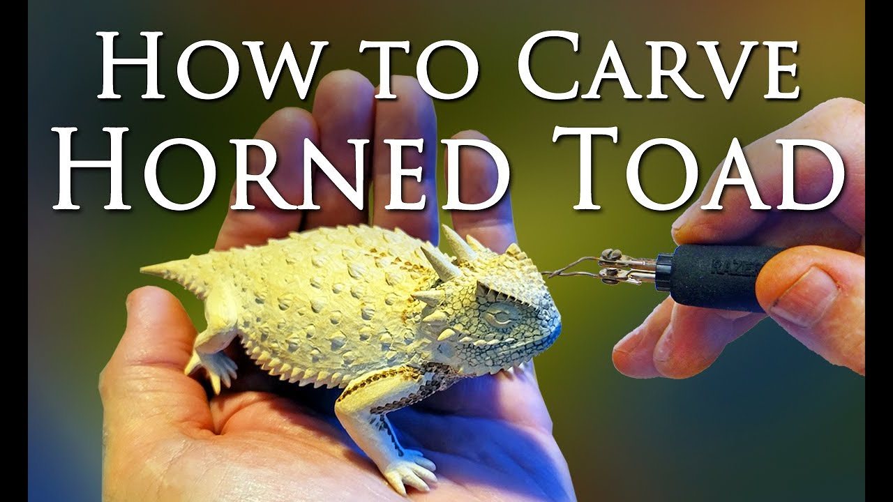 How To Carve A Texas Horned Lizard
